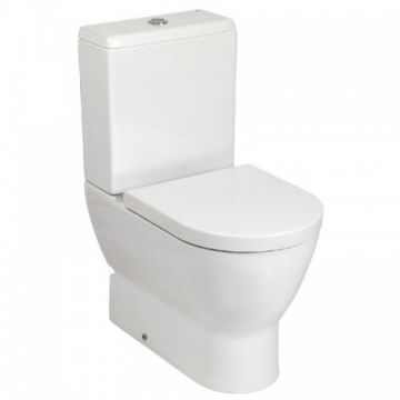 Set vas Wc Gala Emma Rounded cu capac si rezervor Back-to-Wall compact