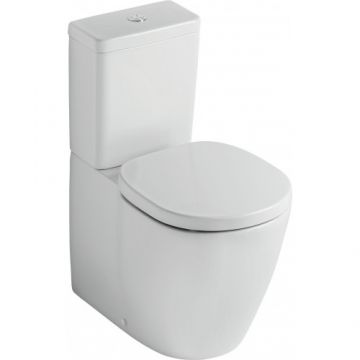 Set vas Wc Ideal Standard Connect Back-to-Wall cu rezervor Cube si capac soft-close - Tip Alimentare inferioara