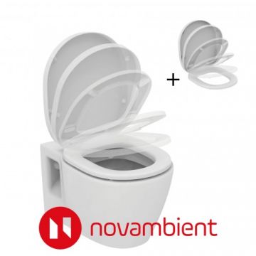 Set vas Wc Ideal Standard Connect + Capac Cu Inchidere Lenta