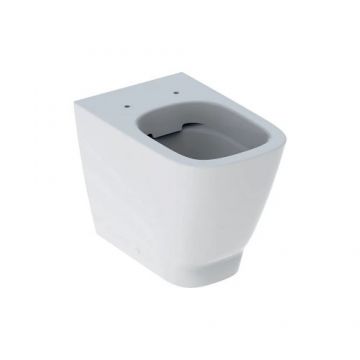 Vas Wc Geberit Smyle Square Back-To-Wall Rimfree stativ - Culoare Alb pal