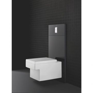 Vas Wc Grohe Cube Ceramic Rimless cu PureGuard suspendat - Culoare Alb pal