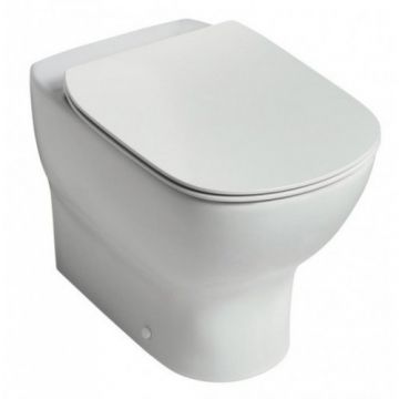 Vas Wc Ideal Standard Tesi AquaBlade Back-to-Wall pentru rezervor ingropat - Culoare Alb pal