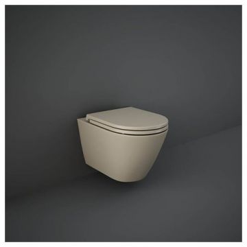 Vas Wc Rak Ceramics Feeling Rimless suspendat, cappuccino mat - Culoare Cappuccino