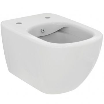 Vas wc suspendat Ideal Standard Tesi RimLS+ cu functie de bideu, alb - Culoare Alb pal