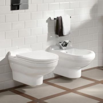 Vas Wc Villeroy & Boch Hommage suspendat - Culoare Alb pal