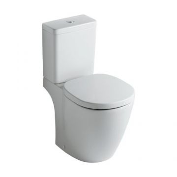 Set Vas Wc Ideal Standard Connect Cube Stativ cu Rezervor si Capac cu Inchidere Lenta