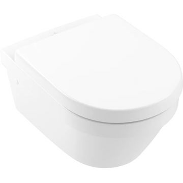 Set vas WC suspendat Villeroy & Boch Omnia Architectura DirectFlush cu capac inchidere lenta si prinderi ascunse