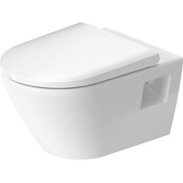 Vas wc suspendat Duravit D-Neo Rimless 37x54cm alb