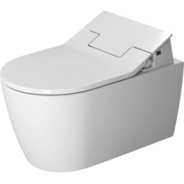 Vas WC suspendat Duravit ME by Starck Rimless 57cm pentru capac cu functie de bideu SensoWash