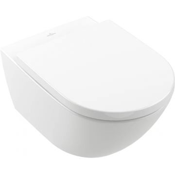 Vas WC suspendat Villeroy & Boch Subway 3.0 56x37cm TwistFlush alb Alpin